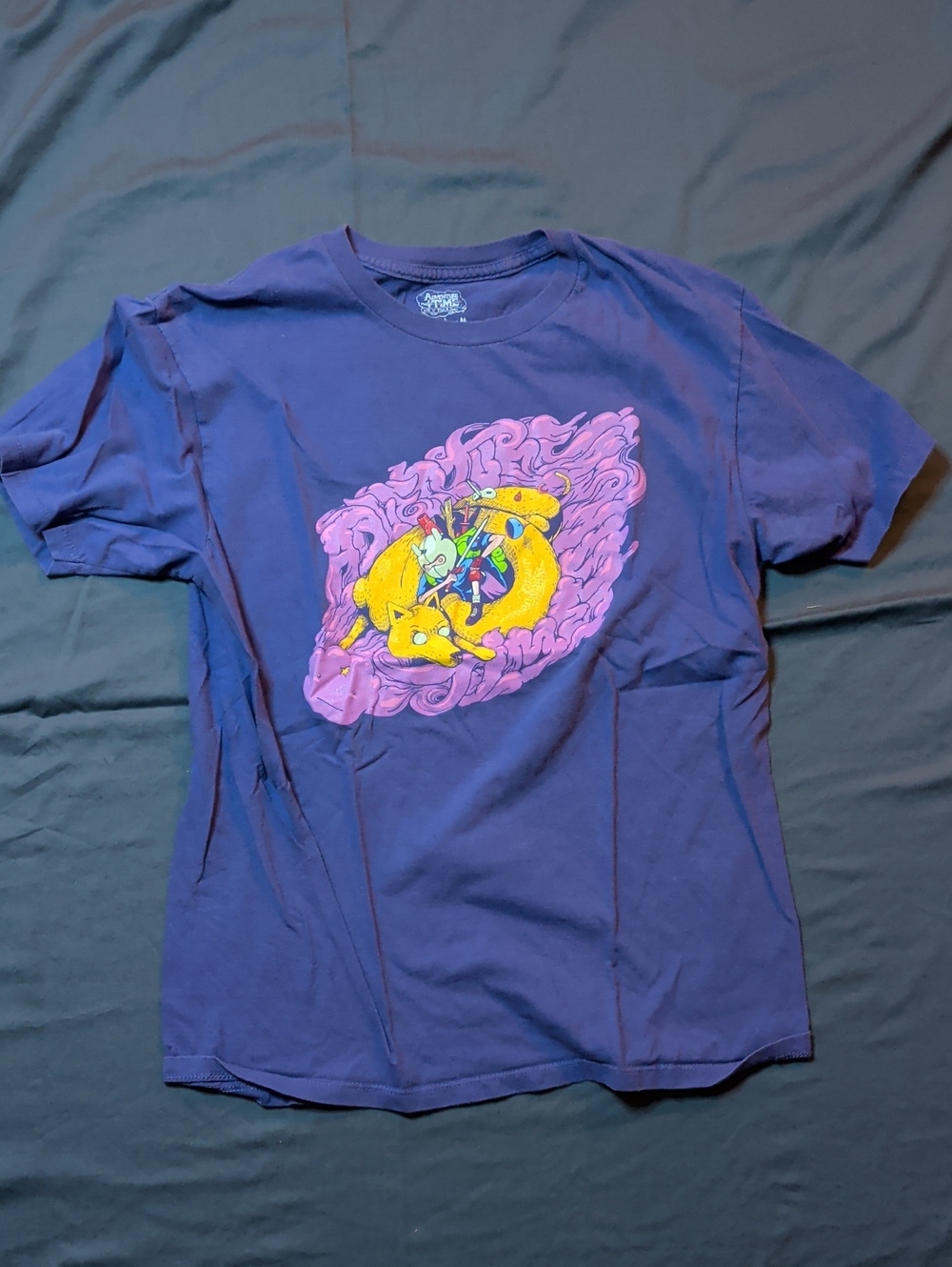 Threadless & Adventure Time Graphic Purple Tee